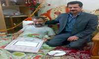 دیدار معاون غذا ودارو دانشگاه با یک جانباز
