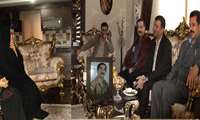 دیدار معاون غذا و دارو دانشگاه از خانواده شهدا
