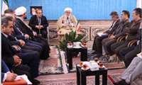 دیدار مسئولین دانشگاه علوم پزشکی گیلان با نماینده ولی فَقِیه در استان