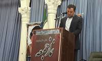 حضورمدیر شبکه بهداشت و درمان صومعه سرا در نماز جمعه